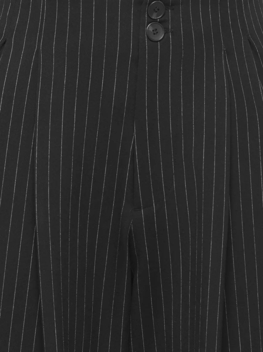 ONLY-ONLDUNE HW WIDE PINSTRIPE PANT TLR-15381446-Night Sky-NAVY
