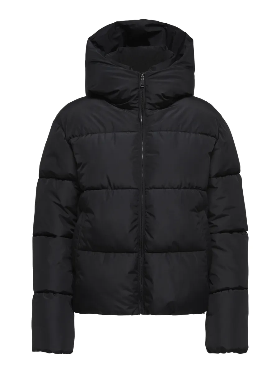 ONLY-ONLJUTA SHORT PUFFER OTW NOOS-15365799-Black-BLACK