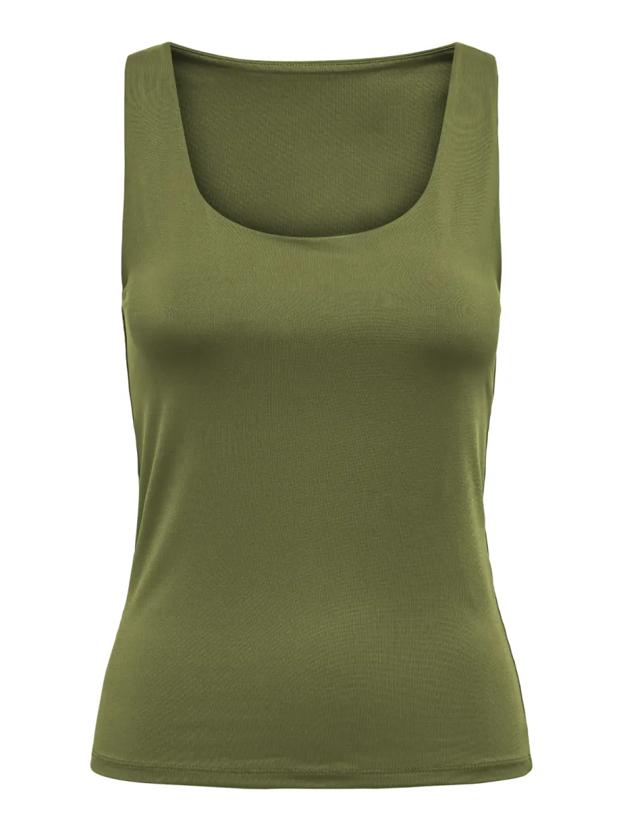 ONLY-ONLLONE S/L 2-WAY TOP JRS-15315901-Spaghnum-CREME