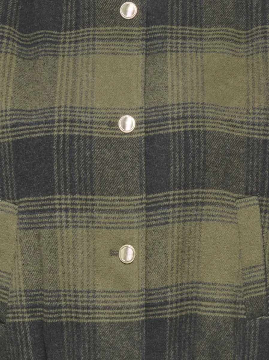 ONLY-ONLSYLVIE CHECK BOMBER OTW-15384365-Kalamata-GROEN