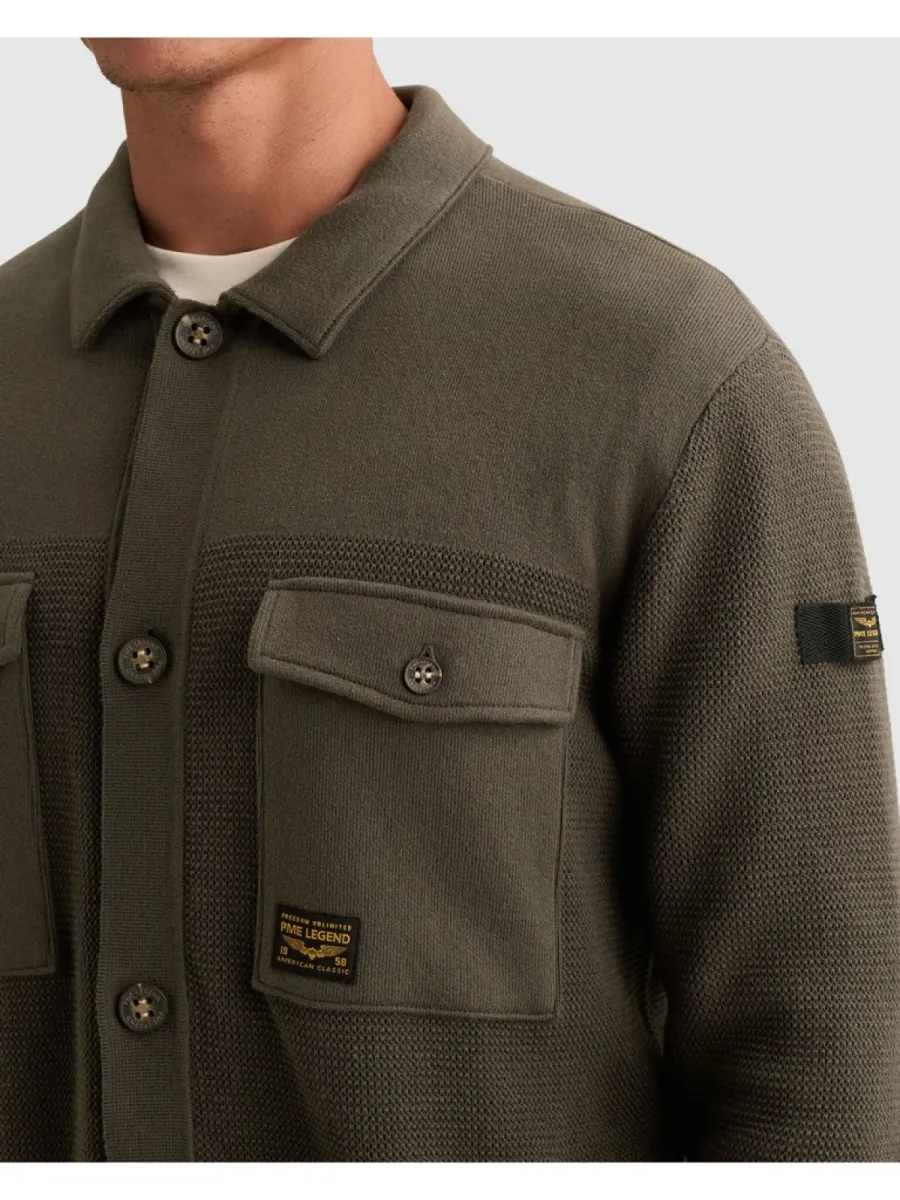 pme-legend-button-jacket-cotton-structure-mix-pkc2609352-8039-beluga-bruin-4 PME LEGEND-Button jacket cotton structure mix-PKC2609352-8039 Beluga-BRUIN