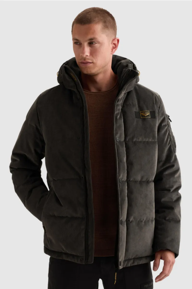 PME LEGEND-Semi long jacket GOBBLER Clear For-PJA2609122-9163 Dark graphite-DONKER GRIJS/GRAFIET