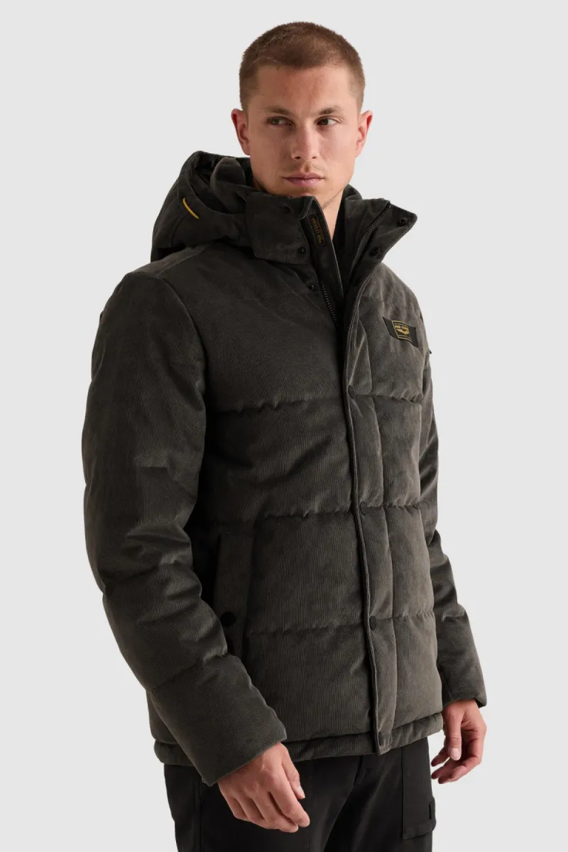 PME LEGEND-Semi long jacket GOBBLER Clear For-PJA2609122-9163 Dark graphite-DONKER GRIJS/GRAFIET