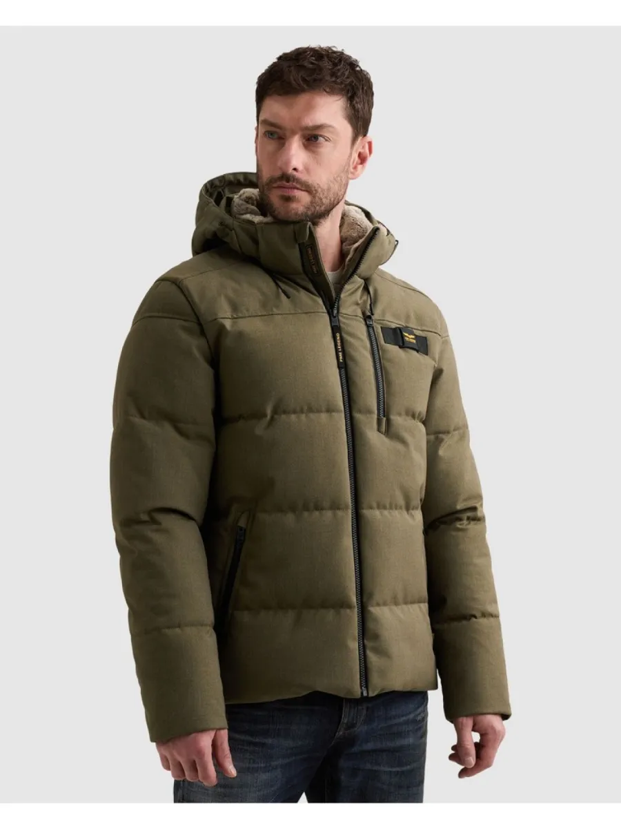 PME LEGEND-Semi long jacket YETCRAFT Melange-PJA2609118-6485 Overland trek-BRUIN