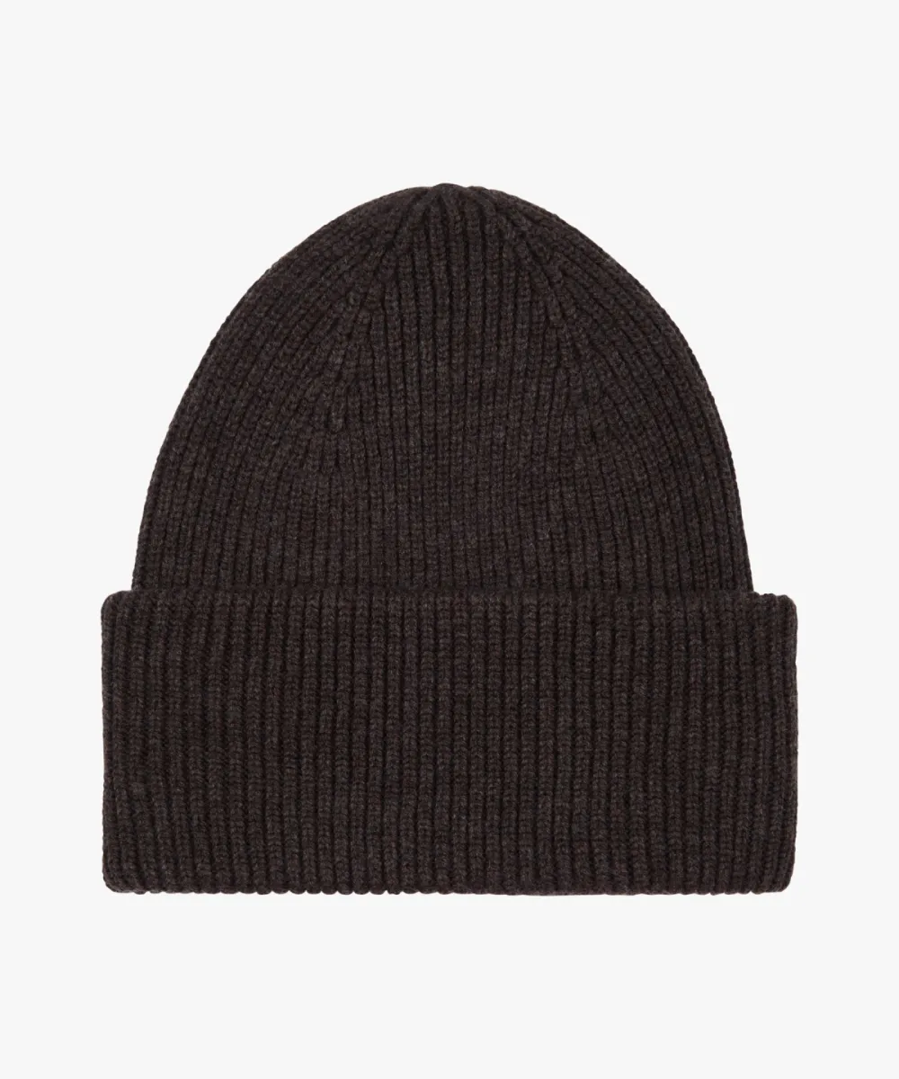 Profuomo-Beanie wool-PPXC30008E-H2 Dark brown-DONKER BRUIN