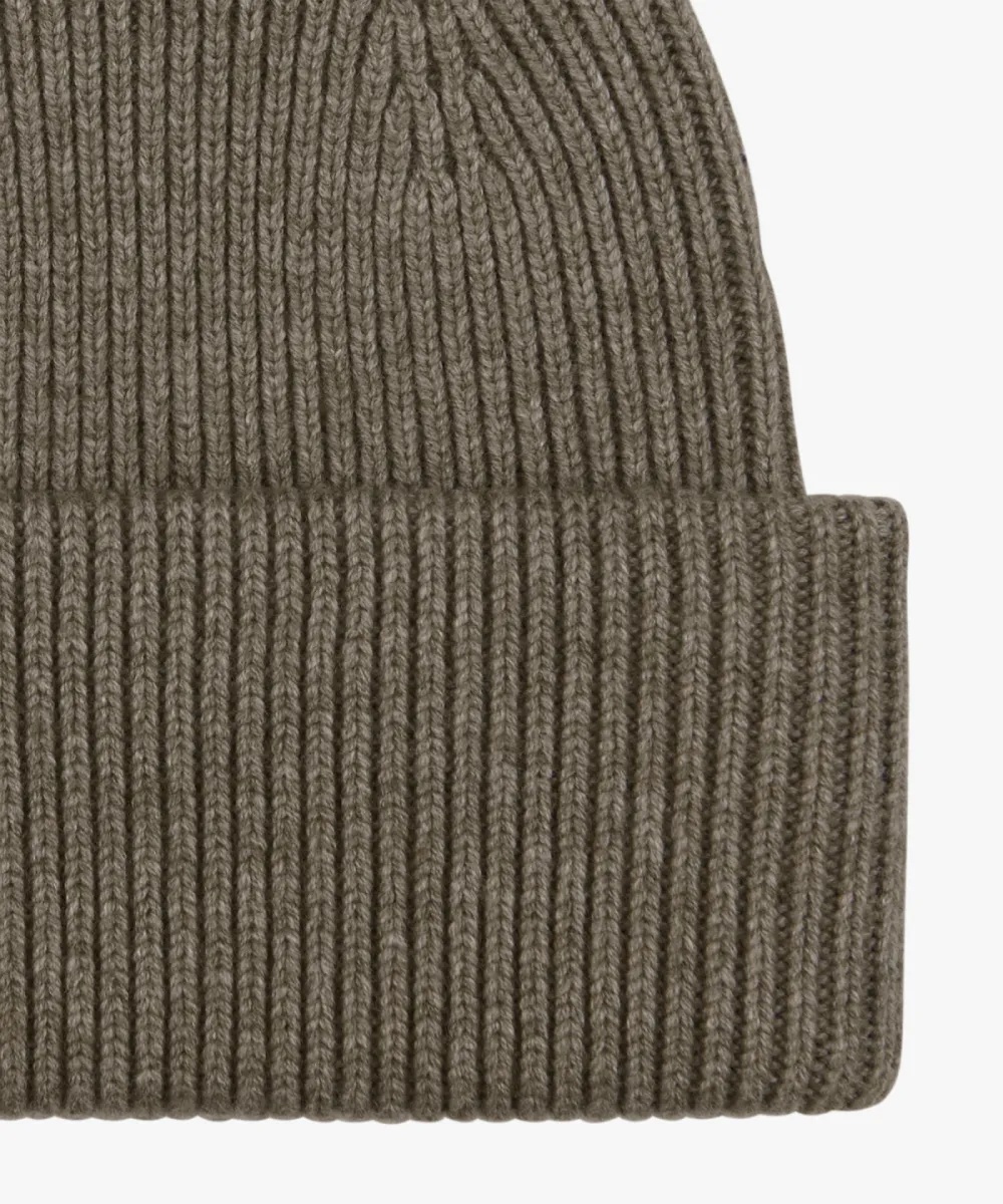 Profuomo-Beanie wool-PPXC30008F-H Brown-BRUIN
