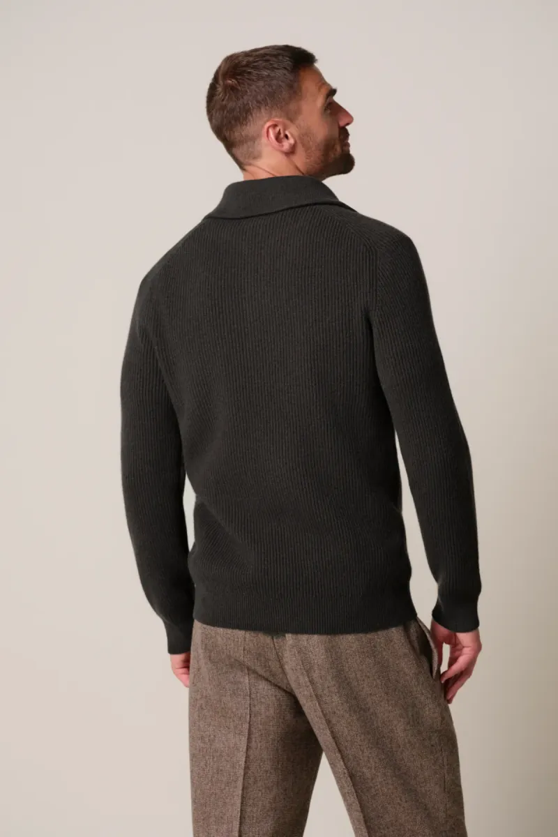 profuomo-heavy-wollen-half-zip-ppxj30058f-h2-dark-brown-bruin-2 Profuomo-Heavy wollen half zip-PPXJ30058F-H2 Dark brown-BRUIN