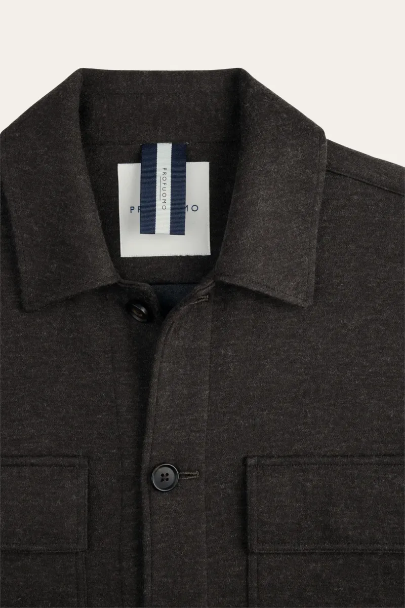 profuomo-knitted-overshirt-ppxf30001d-h2-dark-brown-donker-bruin-5 Profuomo-Knitted overshirt-PPXF30001D-H2 Dark brown-DONKER BRUIN