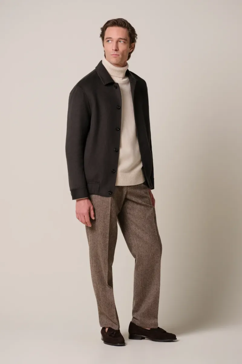 profuomo-wool-single-layer-bomber-ppxf30013b-h2-dark-brown-donker-bruin-2 Profuomo-Wool single layer bomber-PPXF30013B-H2 Dark brown-DONKER BRUIN