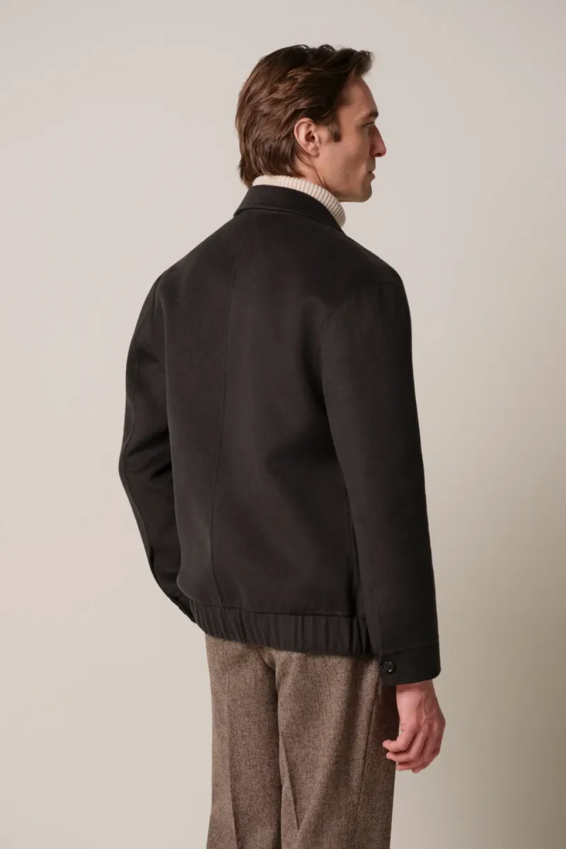 profuomo-wool-single-layer-bomber-ppxf30013b-h2-dark-brown-donker-bruin-4 Profuomo-Wool single layer bomber-PPXF30013B-H2 Dark brown-DONKER BRUIN