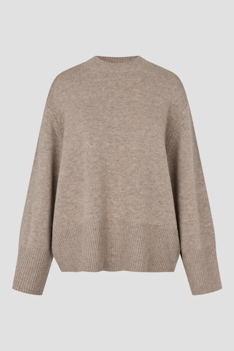 Second Female-Alpha Knit-O-neck-59264-6138 Fallen Rock-ZAND