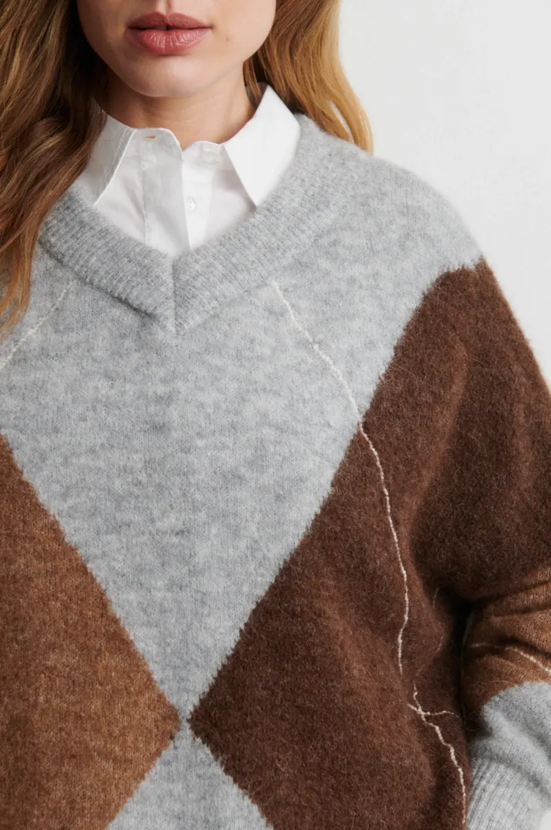 second-female-forca-knit-v-neck-61034-7001-light-grey-melange-licht-parel-grijs-2 Second Female-Forca Knit V-neck-61034-7001 Light Grey Melange-LICHT-/PAREL GRIJS