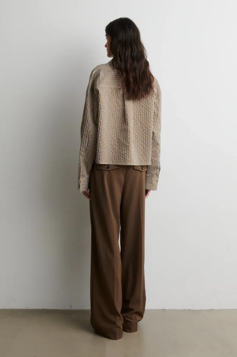 second-female-vena-cropped-shirt-61126-6016-camel-camel-2 Second Female-Vena Cropped Shirt-61126-6016 Camel-CAMEL