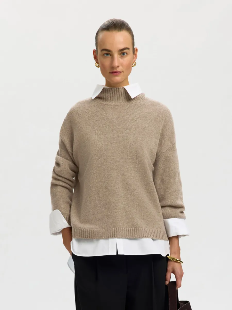 selected-femme-slwcille-cashmere-blend-high-neck-n-16094759-irish-cream-creme-1 Selected Femme-SLWCILLE CASHMERE BLEND HIGH NECK N-16094759-Irish Cream-CREME