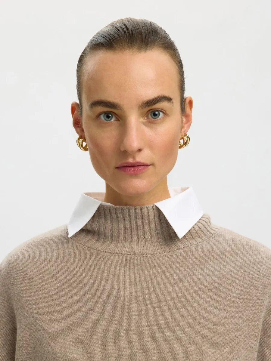 selected-femme-slwcille-cashmere-blend-high-neck-n-16094759-irish-cream-creme-3 Selected Femme-SLWCILLE CASHMERE BLEND HIGH NECK N-16094759-Irish Cream-CREME