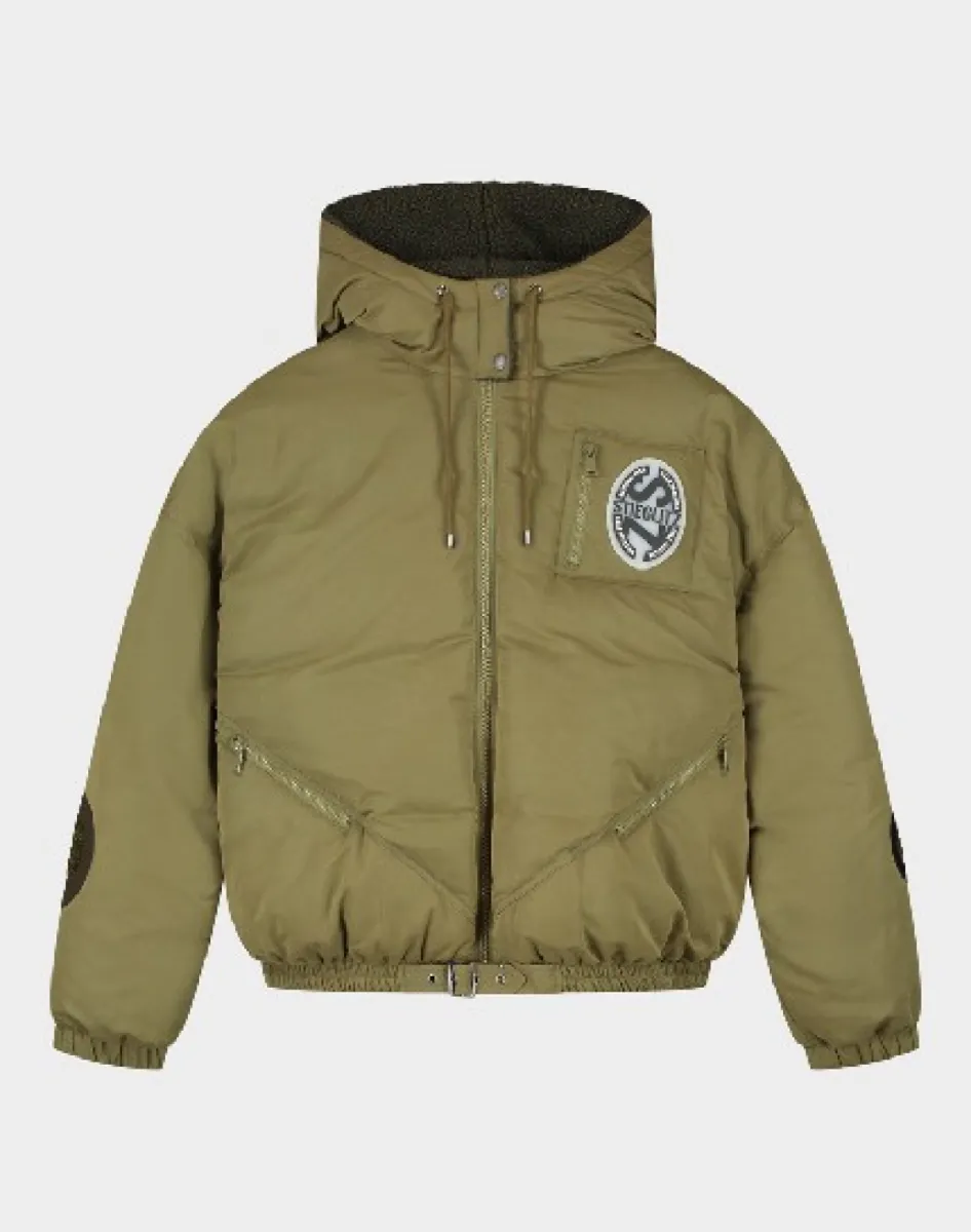 Stieglitz-Felice Puffer Jacket-W2603002-Green-GROEN