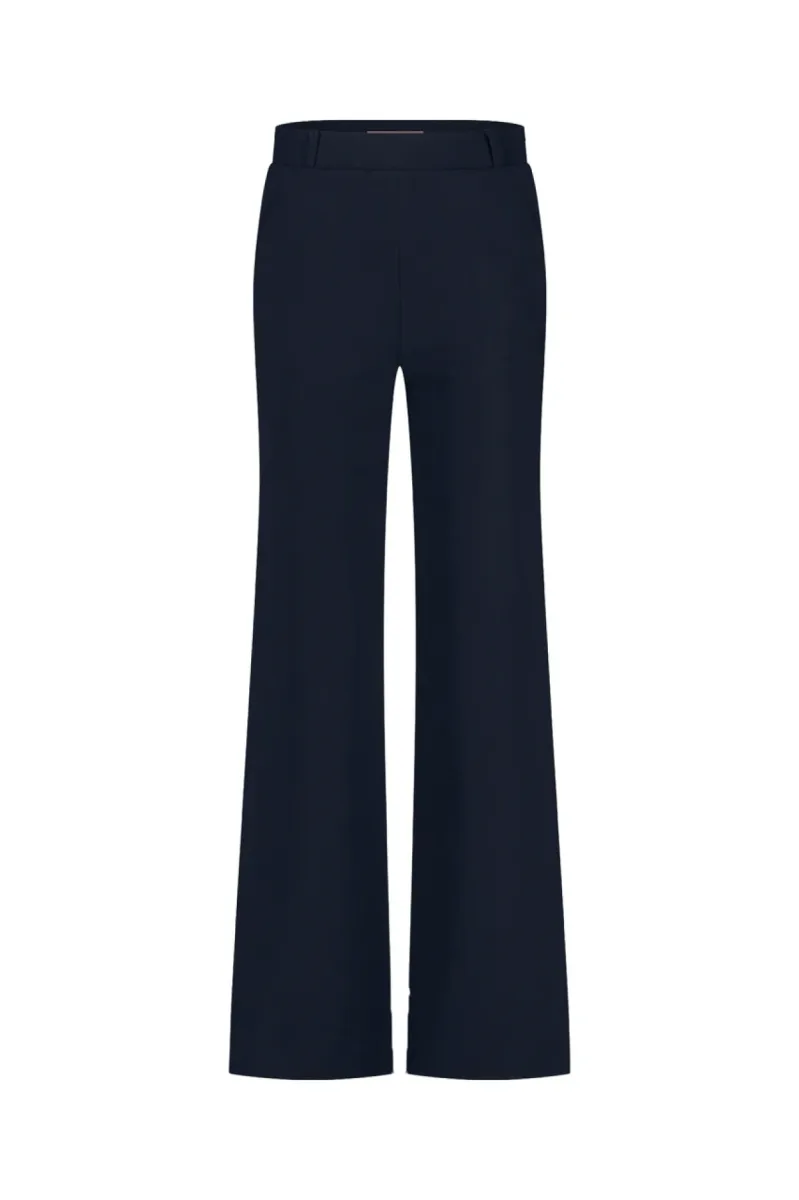 STUDIO ANNELOES-Lexie winter bonded trousers-94863-6900 Dark blue-DONKER BLAUW