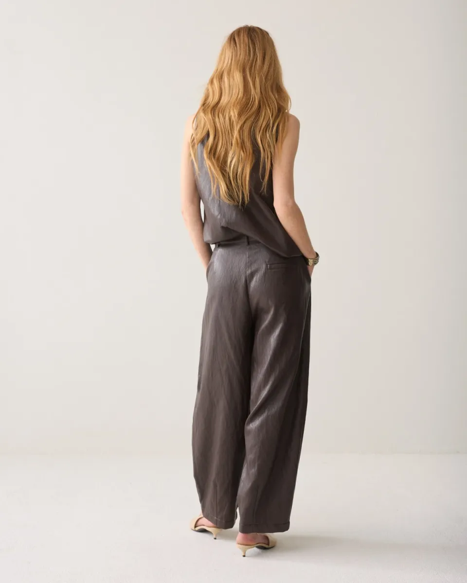 summum-balloon-trousers-soft-faux-leather-4s3043-12526-754-dark-chocolate-chocolade-4 Summum-Balloon trousers soft faux leather-4s3043-12526-754 Dark chocolate-CHOCOLADE