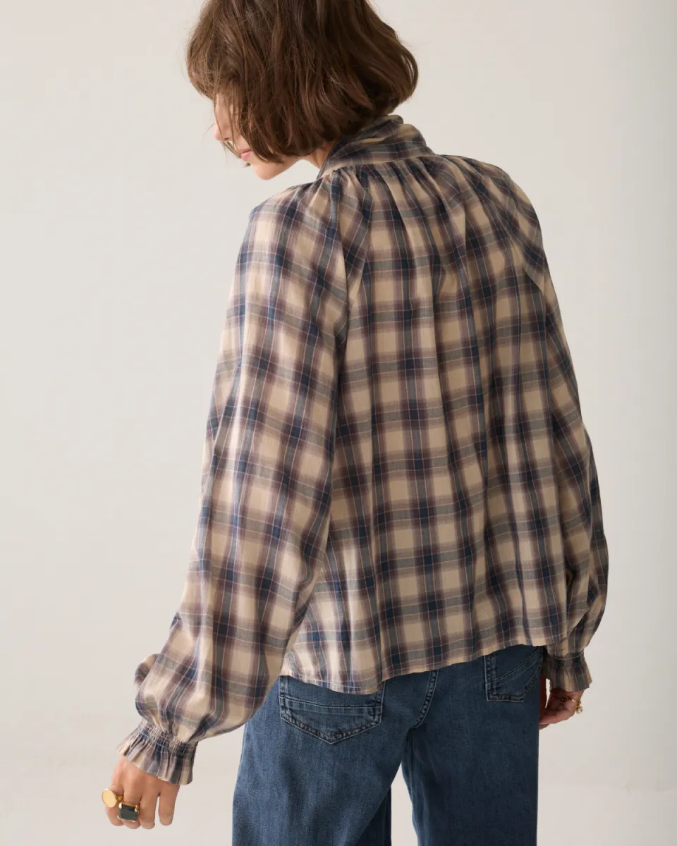summum-top-blue-check-2s3533-12533-495-midnight-blue-donker-blauw-5 Summum-Top blue check-2s3533-12533-495 Midnight blue-DONKER BLAUW
