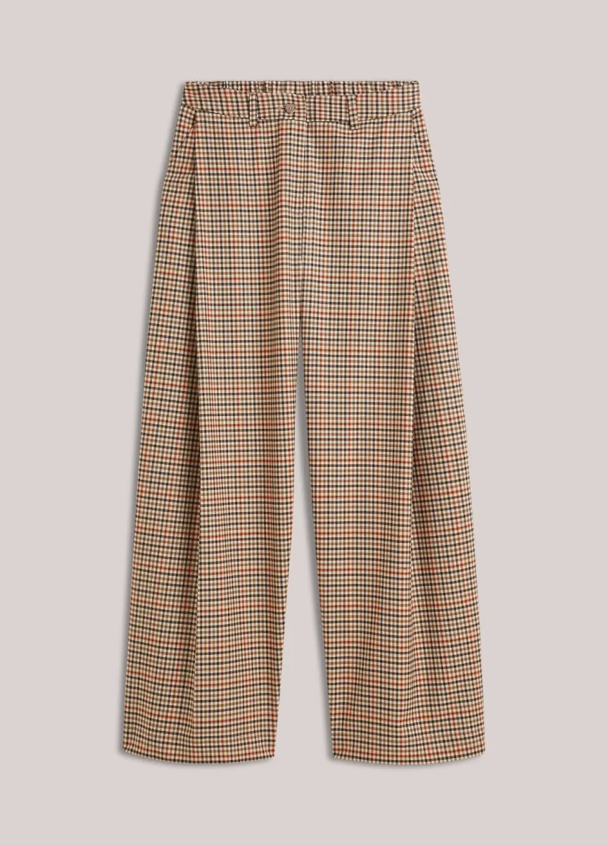 Summum-Trousers check goji berry-4s3042-12496-120 Multicolor-MULTICOLOR
