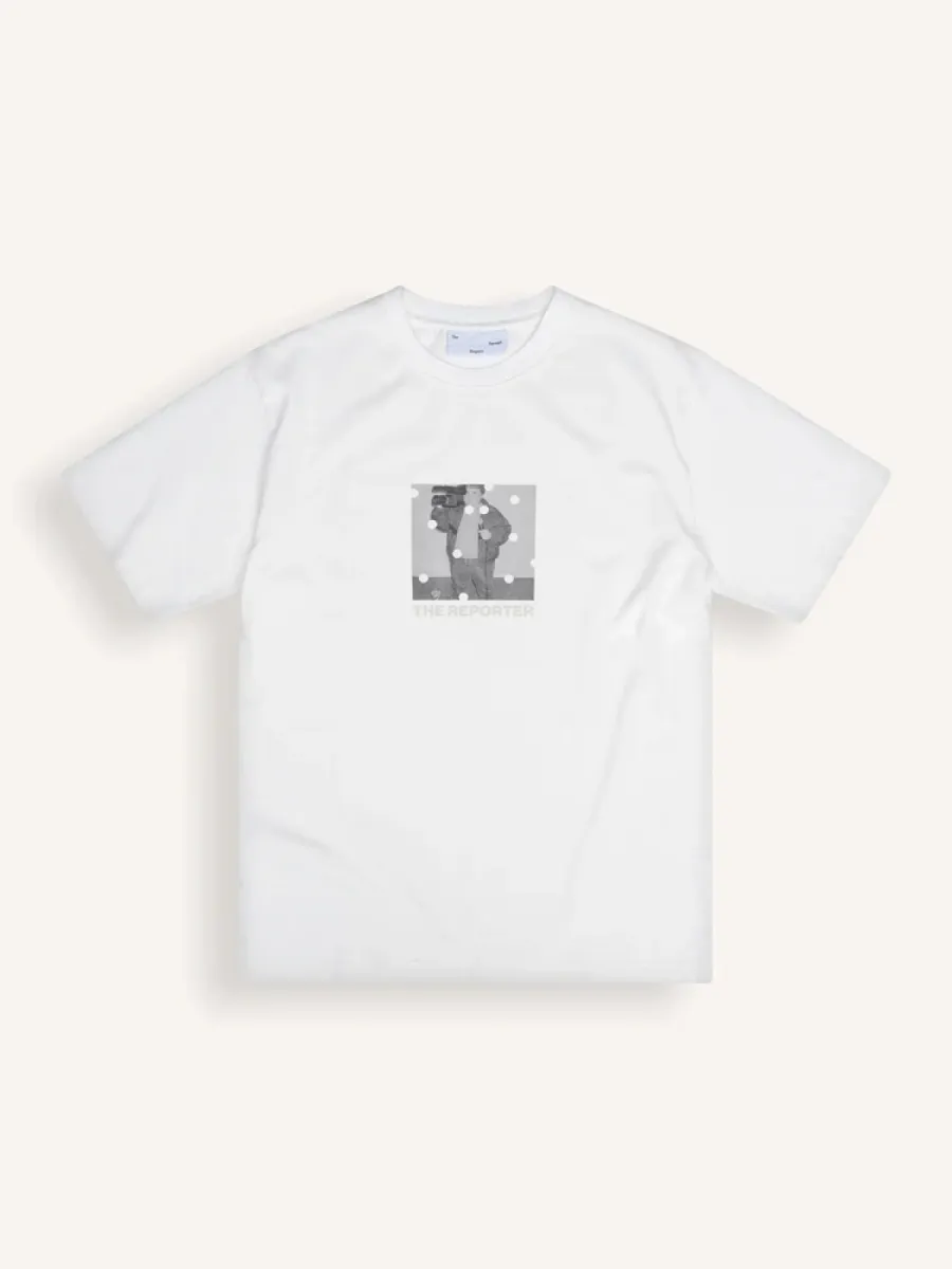 The Savage Report--Picture Tee-Off White-OFF WHITE