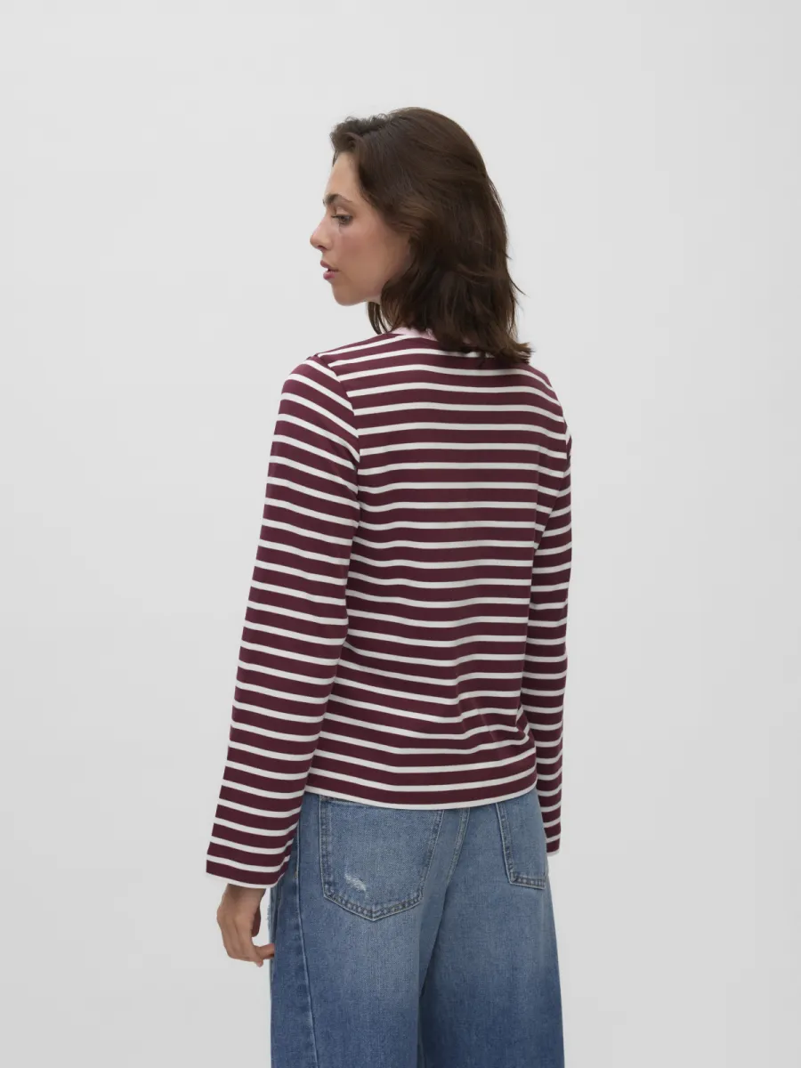 vero-moda-vmbopha-ls-o-neck-contrast-top-jrs-10351555-windsor-wine-bordeaux-3 VERO MODA-VMBOPHA LS O-NECK CONTRAST TOP JRS-10351555-Windsor Wine-BORDEAUX