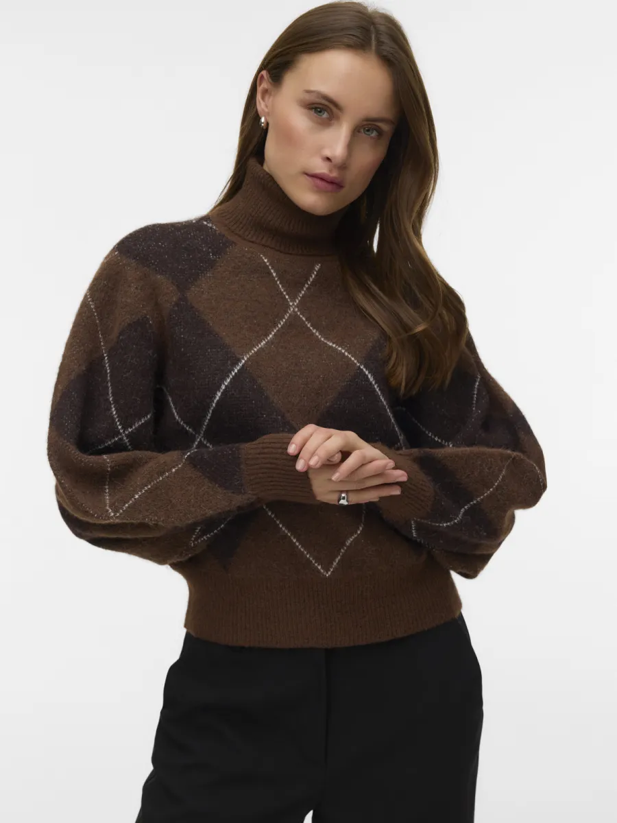 vero-moda-vmdarla-ls-rollneck-pullover-10350491-cocoa-brown-bruin-2 VERO MODA-VMDARLA LS ROLLNECK PULLOVER-10350491-Cocoa Brown-BRUIN