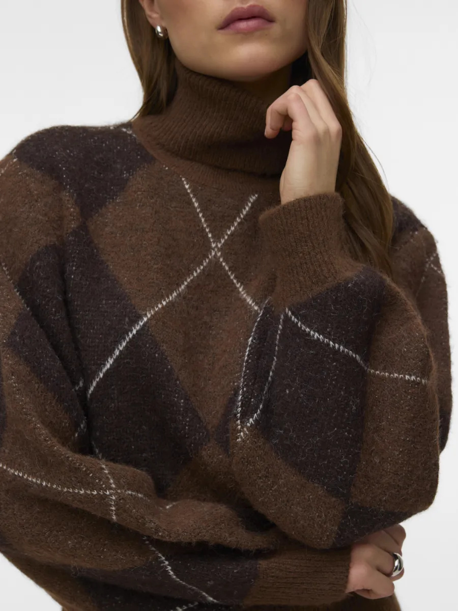 vero-moda-vmdarla-ls-rollneck-pullover-10350491-cocoa-brown-bruin-3 VERO MODA-VMDARLA LS ROLLNECK PULLOVER-10350491-Cocoa Brown-BRUIN