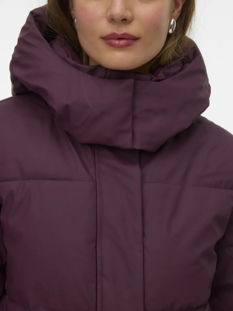 VERO MODA-VMGRETAKYLIE SHORT COATED JACKET NO-10311315-Winetasting-BORDEAUX