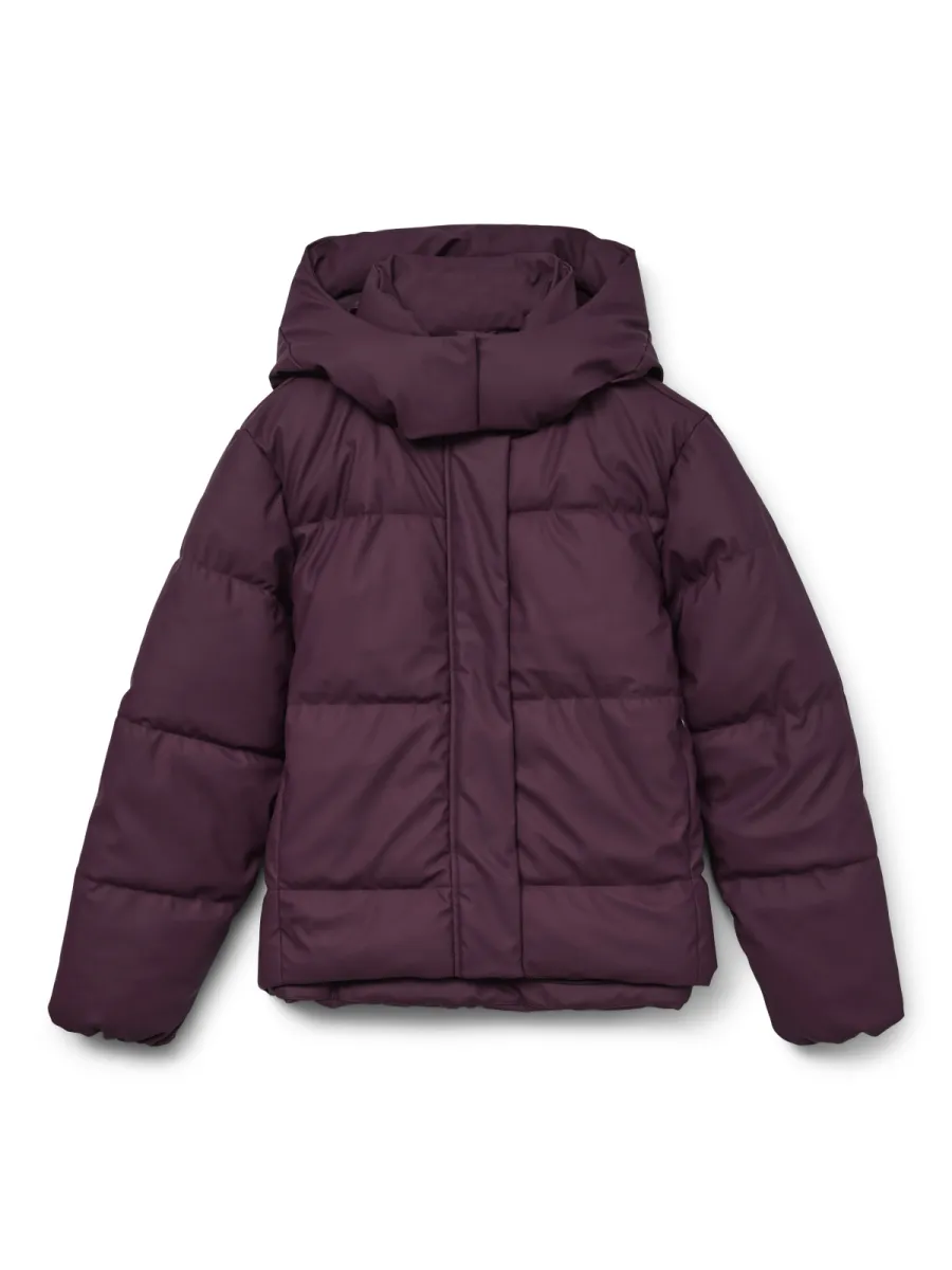VERO MODA-VMGRETAKYLIE SHORT COATED JACKET NO-10311315-Winetasting-BORDEAUX