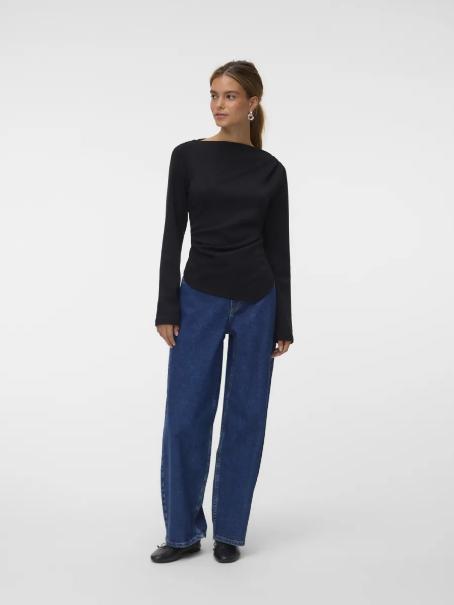 vero-moda-vmmille-ls-boatneck-short-top-jrs-n-10348523-black-black-2 VERO MODA-VMMILLE LS BOATNECK SHORT TOP JRS N-10348523-Black-BLACK