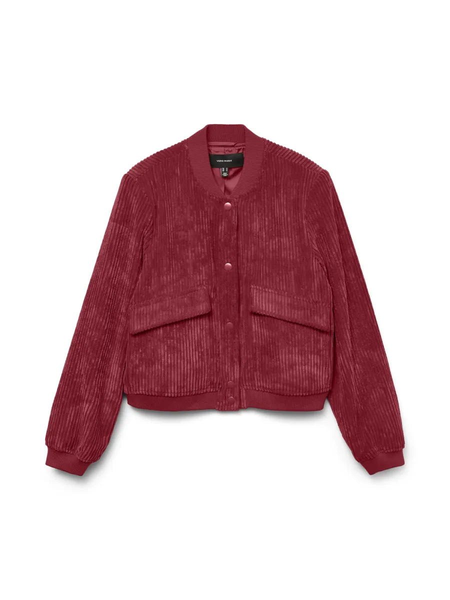 VERO MODA-VMRAINIE AMALA SHORT JACKET-10329729-Biking Red-ROOD