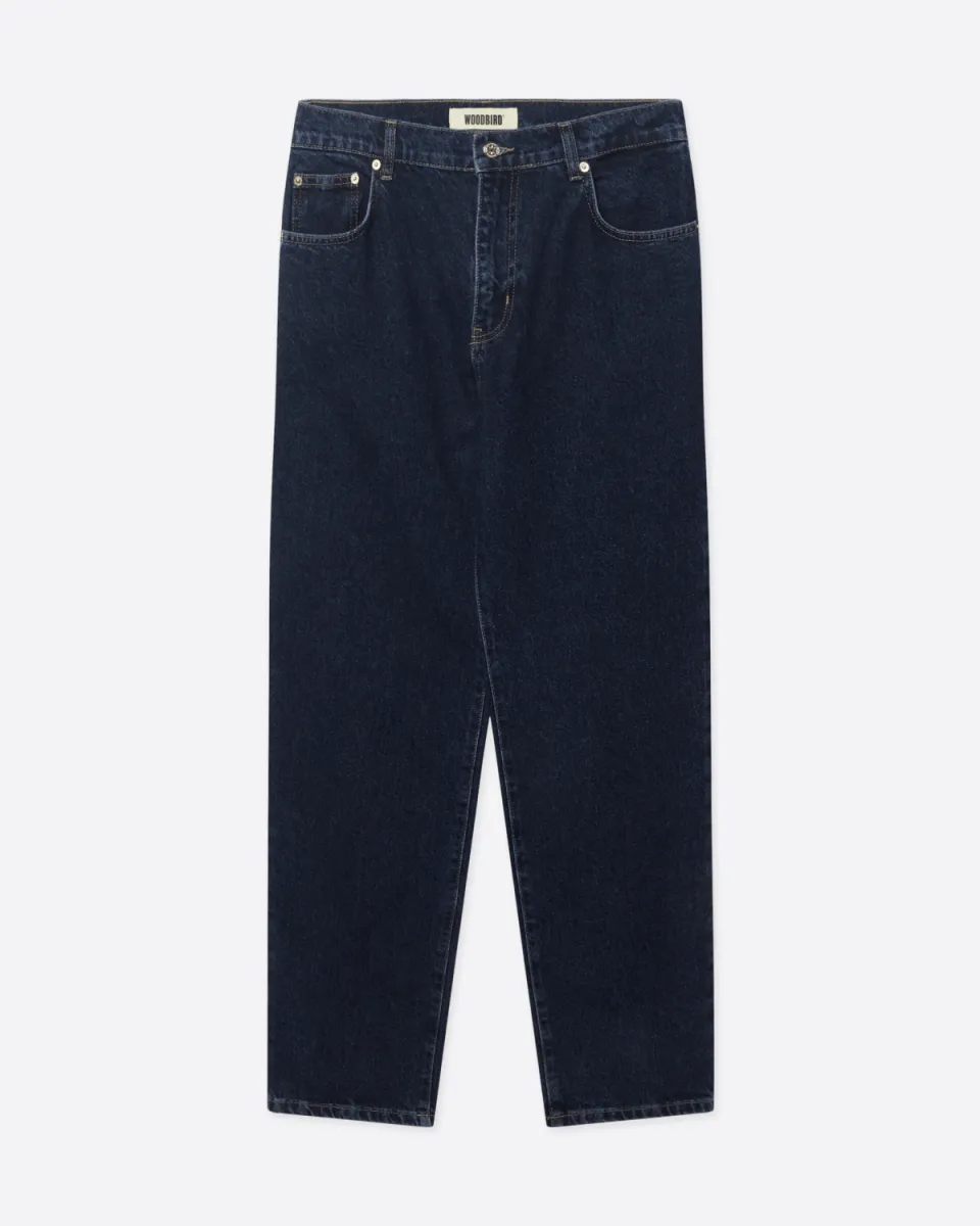 Woodbird-WBLeroy 90's rinse jeans-2500-112-90s Blue-BLAUW