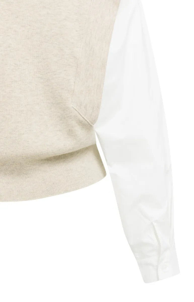 yaya-gebreide-trui-met-geweven-mouw-polyamide-wool-acrylic-990832-01-000614-609-990832-beige-1 YAYA-Gebreide trui met geweven mouw; Polyamide/Wool/Acrylic; 990832-01-000614-609-990832-BEIGE