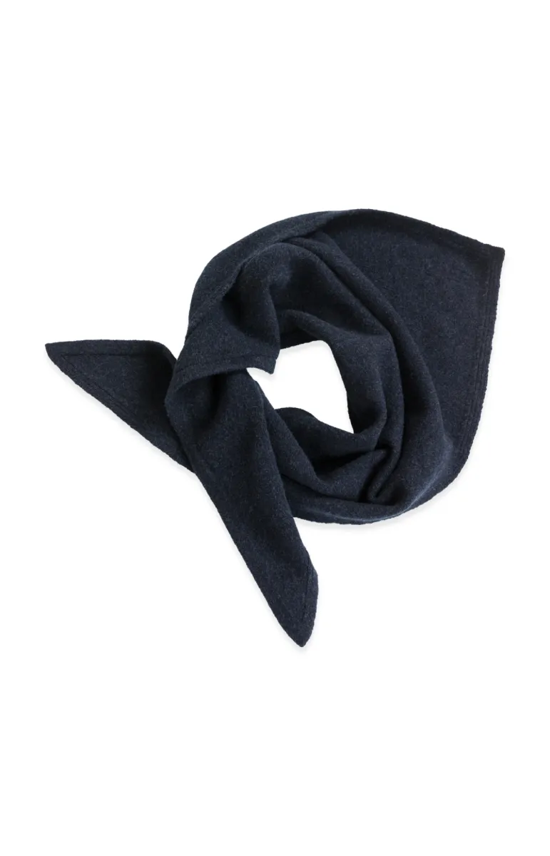 YAYA-Knitted Triangle Scarf-03-510021-609-938202-BLACK