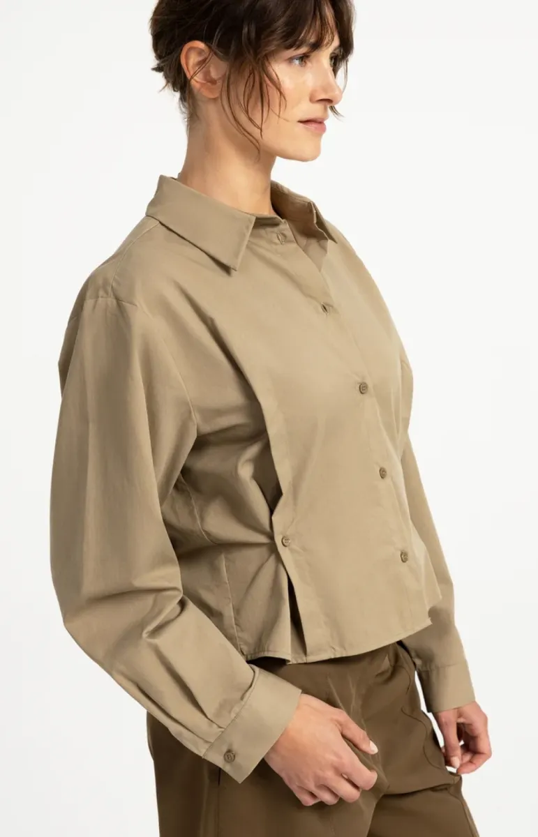 yaya-poplin-blouse-lyocell-cotton-71019-01-201240-608-71019-groen-3 YAYA-Poplin blouse; Lyocell/Cotton; 71019-01-201240-608-71019-GROEN