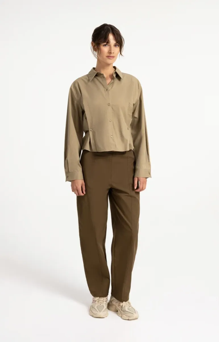 yaya-poplin-blouse-lyocell-cotton-71019-01-201240-608-71019-groen-4 YAYA-Poplin blouse; Lyocell/Cotton; 71019-01-201240-608-71019-GROEN