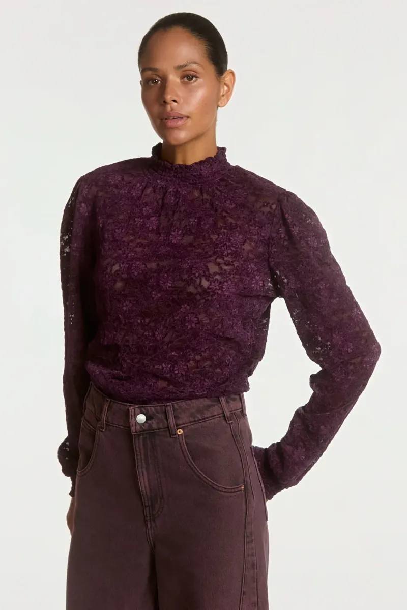 Aaiko-Pes 199-Tory lace-192514 Italian plum-PAARS