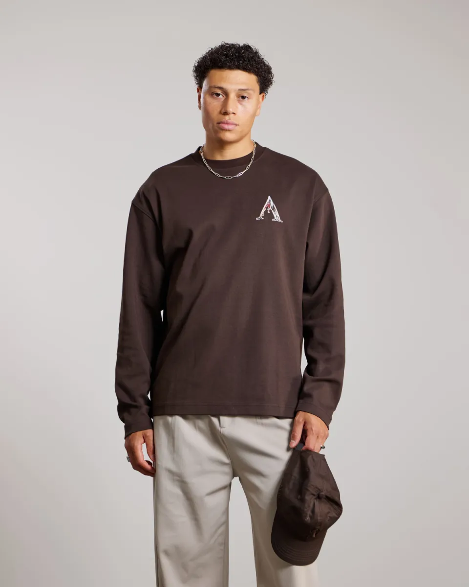 Aeden-Qwesi LS tee-A22243386-206 Ganache-BRUIN