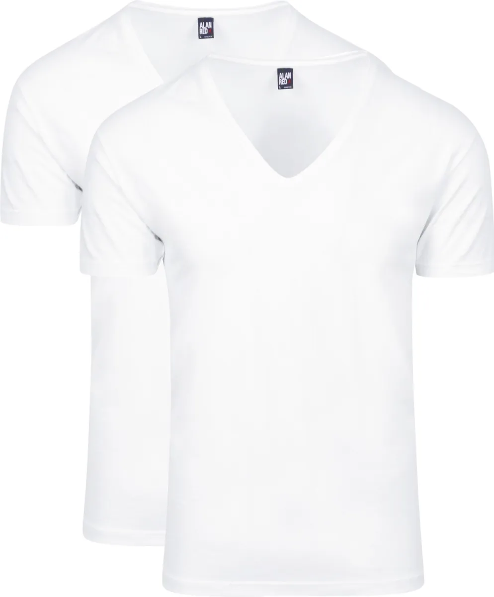 ALAN RED-2Pack t-shirt-Nov 5601-White-WIT