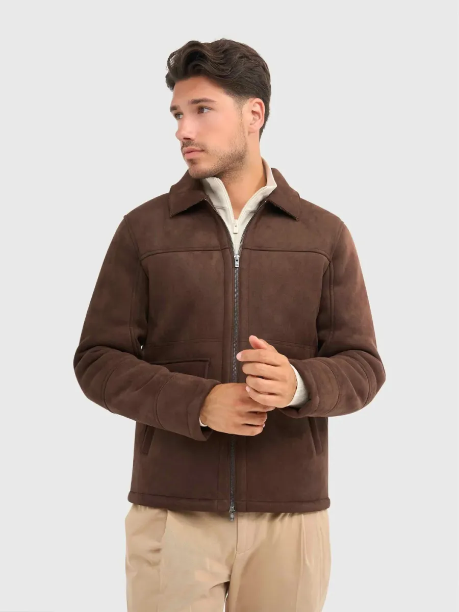 BLUE INDUSTRY-Coat-OBIW26-M3-Brown-BRUIN