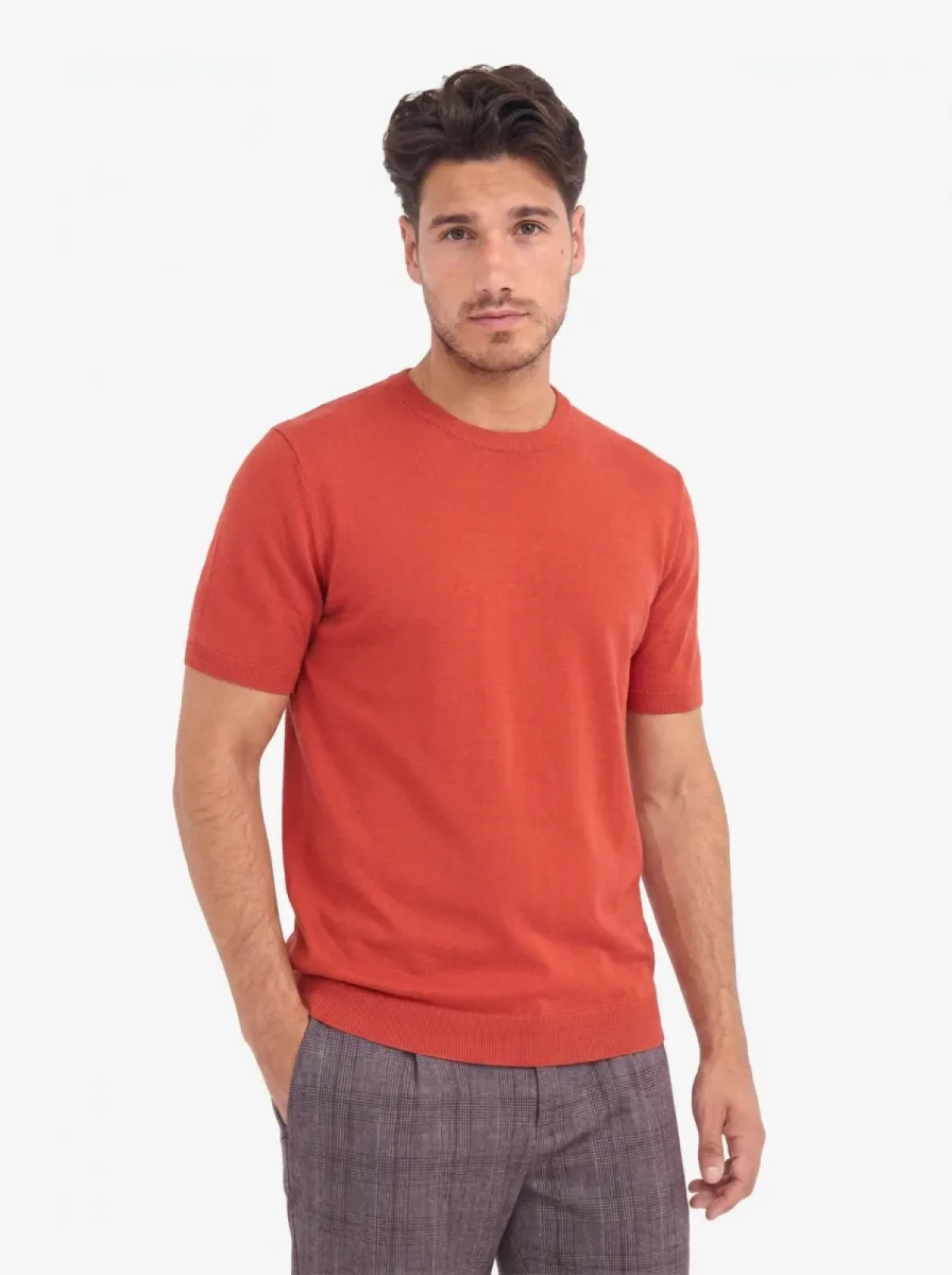 BLUE INDUSTRY-T-shirts-KBI-M17-Red-ROOD