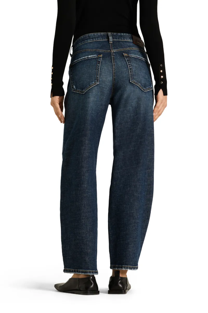 CAMBIO-Elli long-9132 0148 00-5061 Rustic dark cross-DONKER DENIM