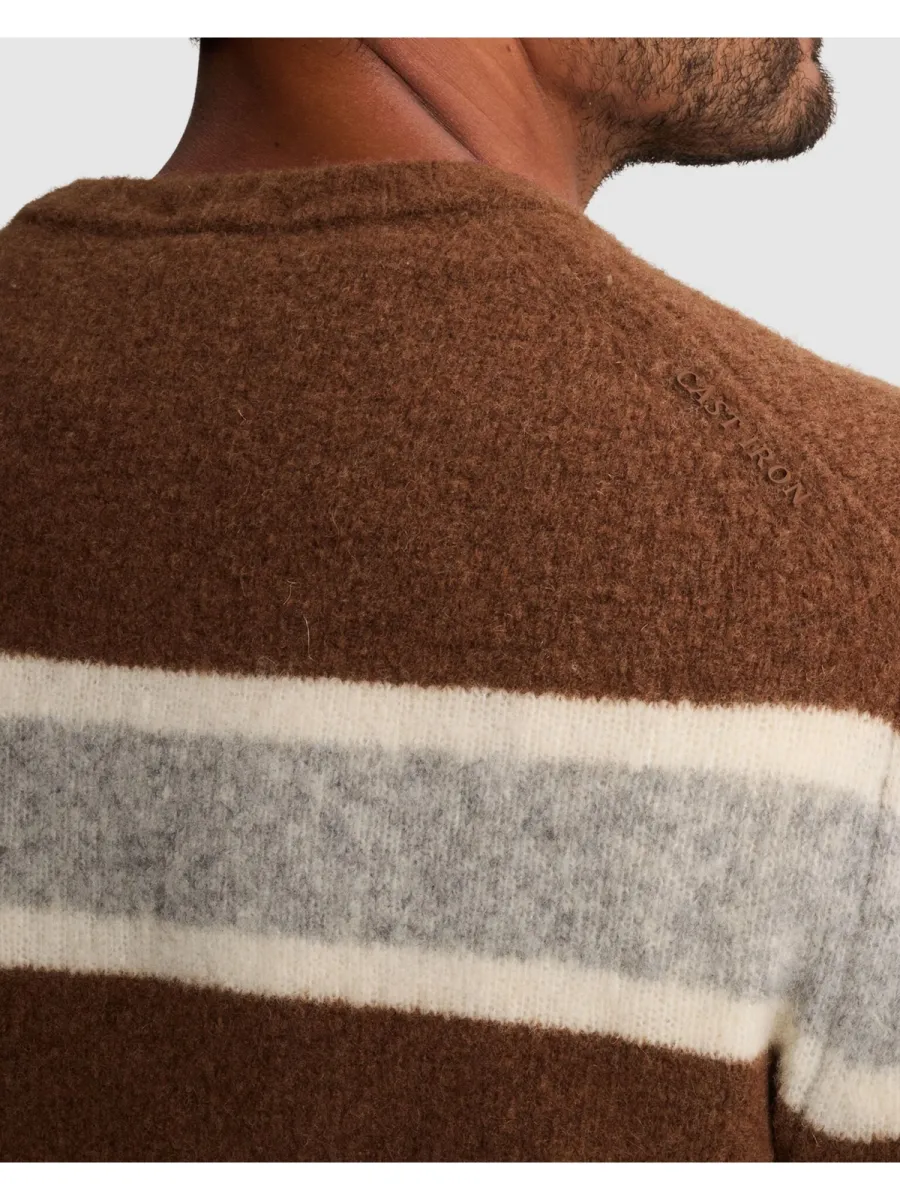 cast-iron-crewneck-regular-fit-wool-stretch-ckw2610351-8176-mahogany-bruin-4 CAST IRON-Crewneck regular fit wool stretch-CKW2610351-8176 Mahogany-BRUIN