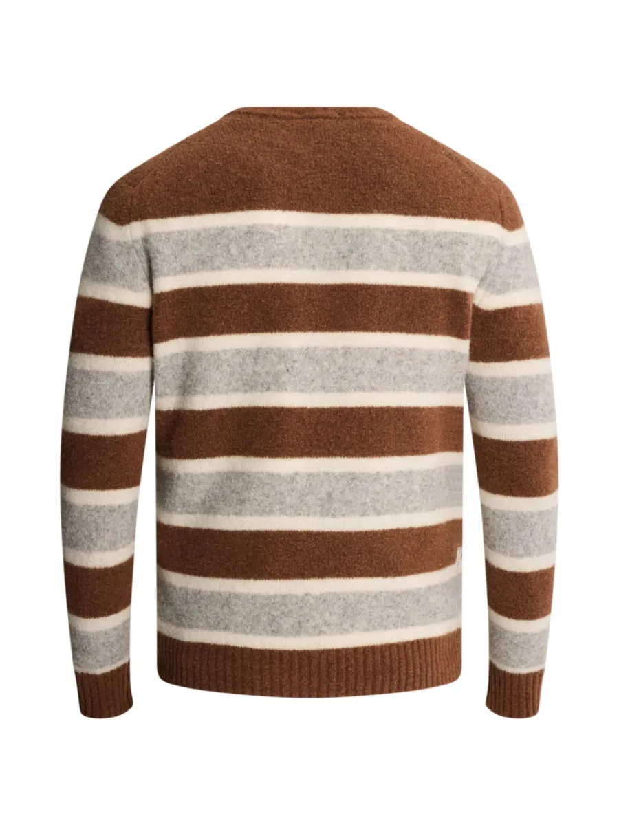 cast-iron-crewneck-regular-fit-wool-stretch-ckw2610351-8176-mahogany-bruin-6 CAST IRON-Crewneck regular fit wool stretch-CKW2610351-8176 Mahogany-BRUIN
