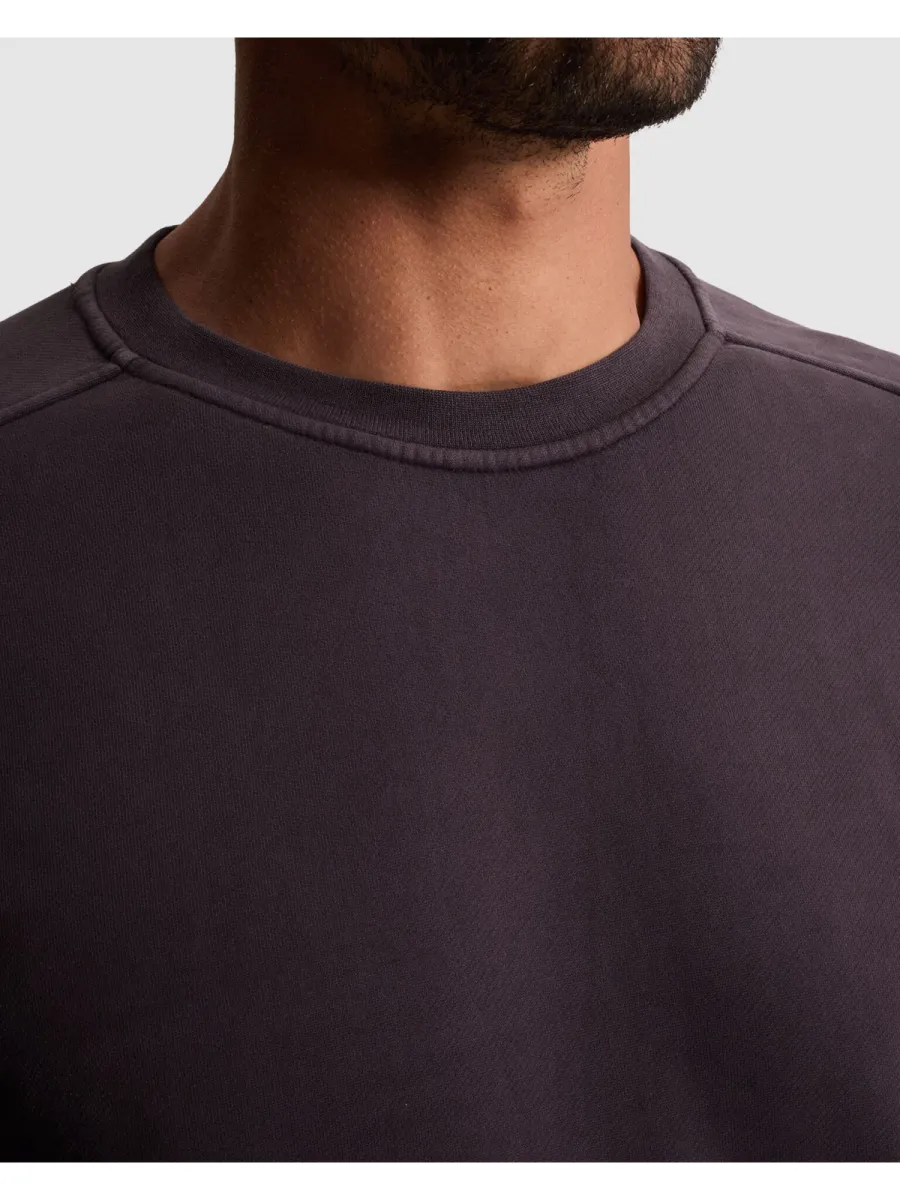 cast-iron-crewneck-relaxed-fit-peached-overd-csw2609442-4163-nightshade-paars-2 CAST IRON-Crewneck relaxed fit peached overd-CSW2609442-4163 Nightshade-PAARS