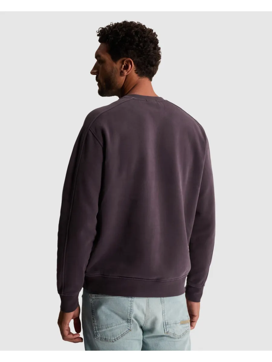 cast-iron-crewneck-relaxed-fit-peached-overd-csw2609442-4163-nightshade-paars-5 CAST IRON-Crewneck relaxed fit peached overd-CSW2609442-4163 Nightshade-PAARS