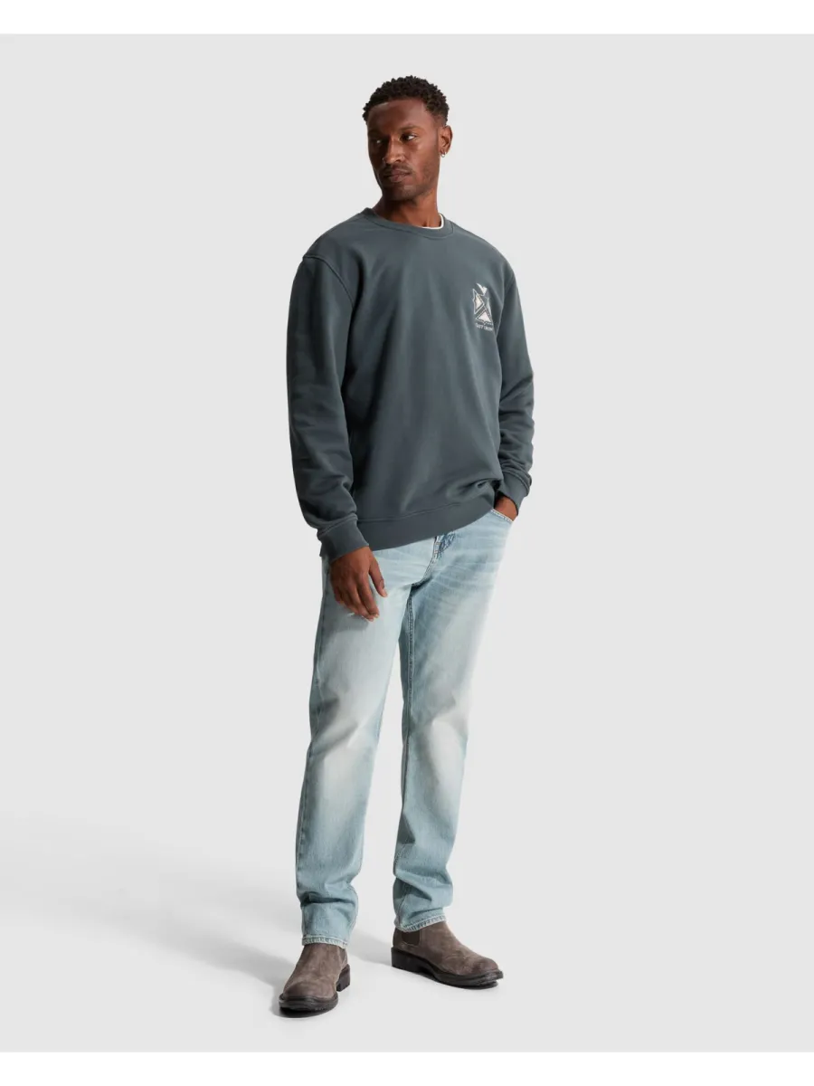 cast-iron-long-sleeve-r-neck-relaxed-fit-graphic-twill-csw2610447-9076-dark-slate-grijs-2 CAST IRON-Long sleeve r-neck relaxed fit graphic twill-CSW2610447-9076 Dark slate-GRIJS