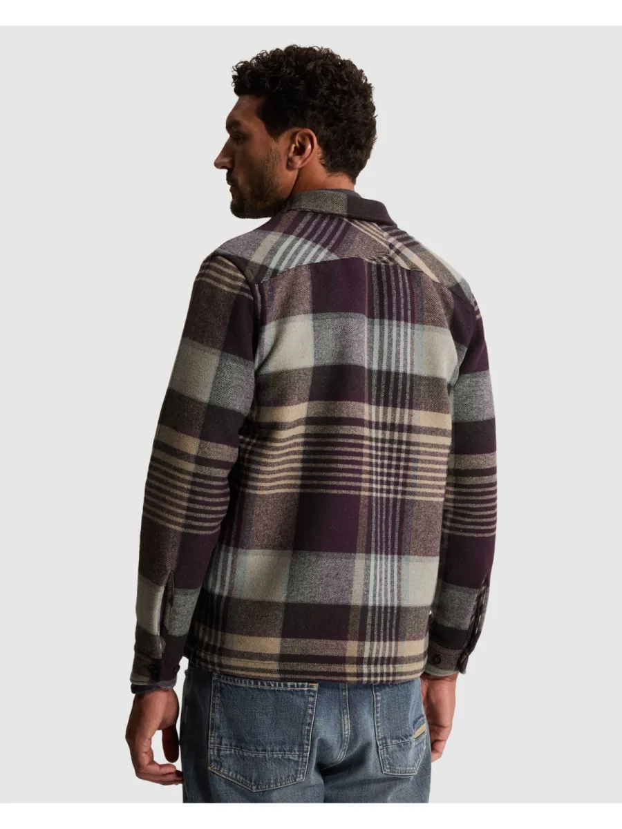 cast-iron-long-sleeve-shirt-wool-blend-check-csi2609233-4163-nightshade-navy-5 CAST IRON-Long sleeve shirt Wool blend check-CSI2609233-4163 Nightshade-NAVY