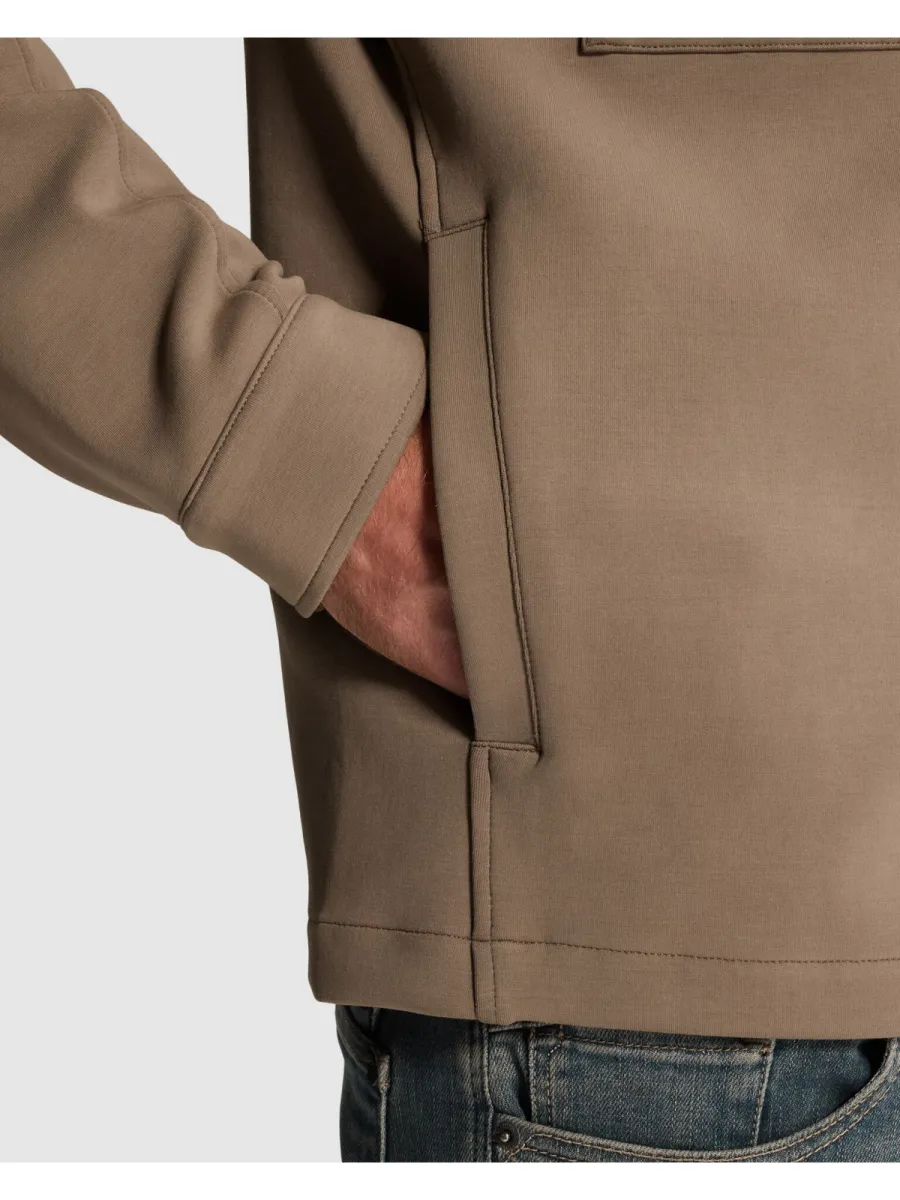 cast-iron-zip-jacket-regular-fit-interlock-csw2609436-8026-walnut-bruin-3 CAST IRON-Zip jacket regular fit interlock-CSW2609436-8026 Walnut-BRUIN